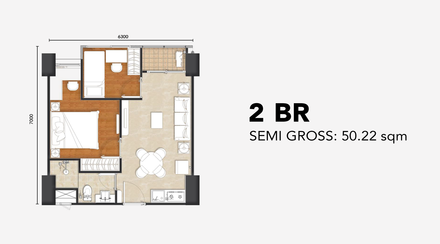 2 BR